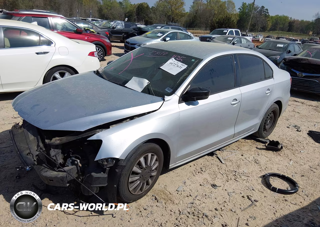 2014 Volkswagen Jetta 2.0L S VIN:3VW2K7AJ3EM311135 - 2