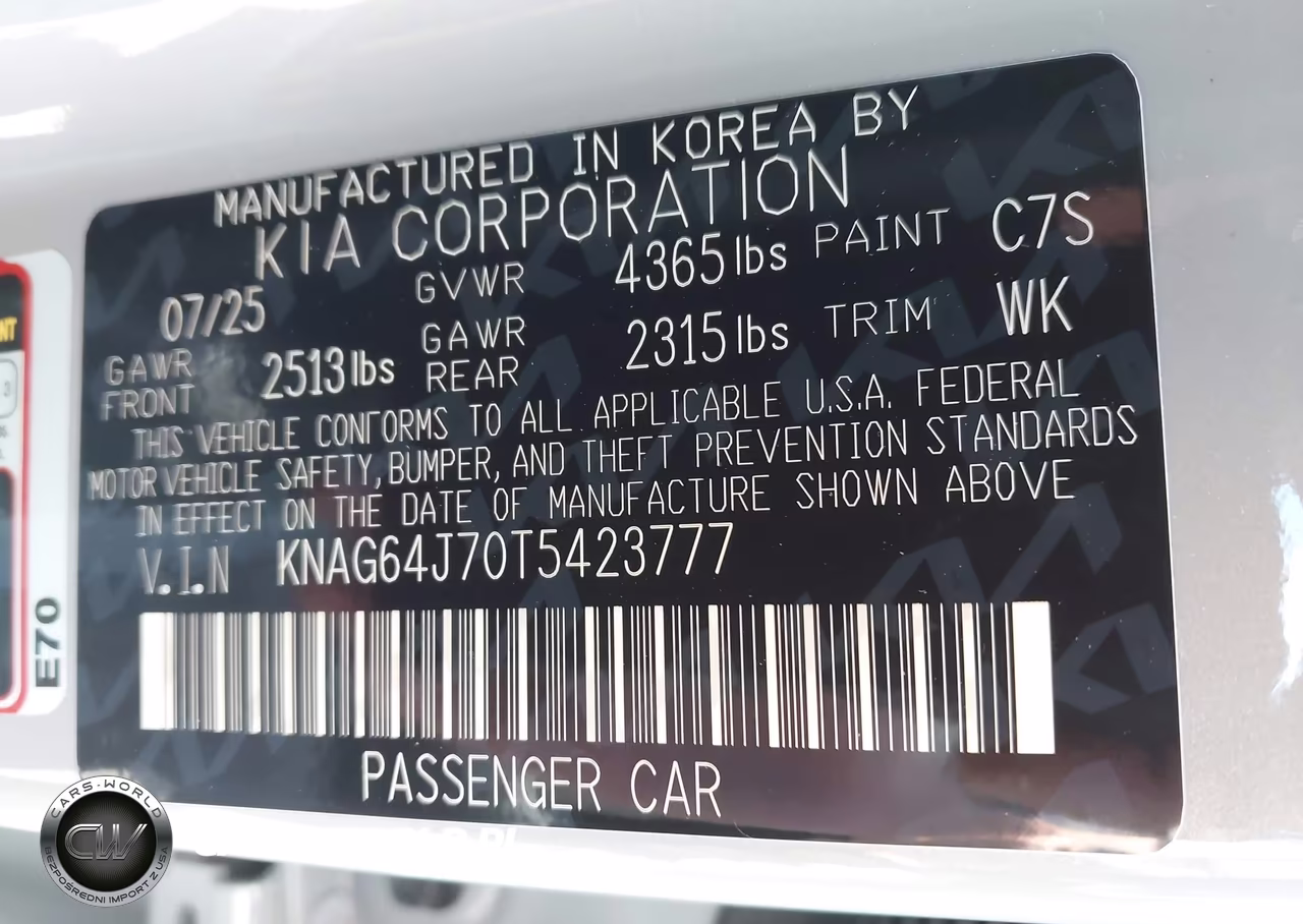 2026 Kia K5 Gt-Line Fwd VIN:KNAG64J70T5423777 - 9