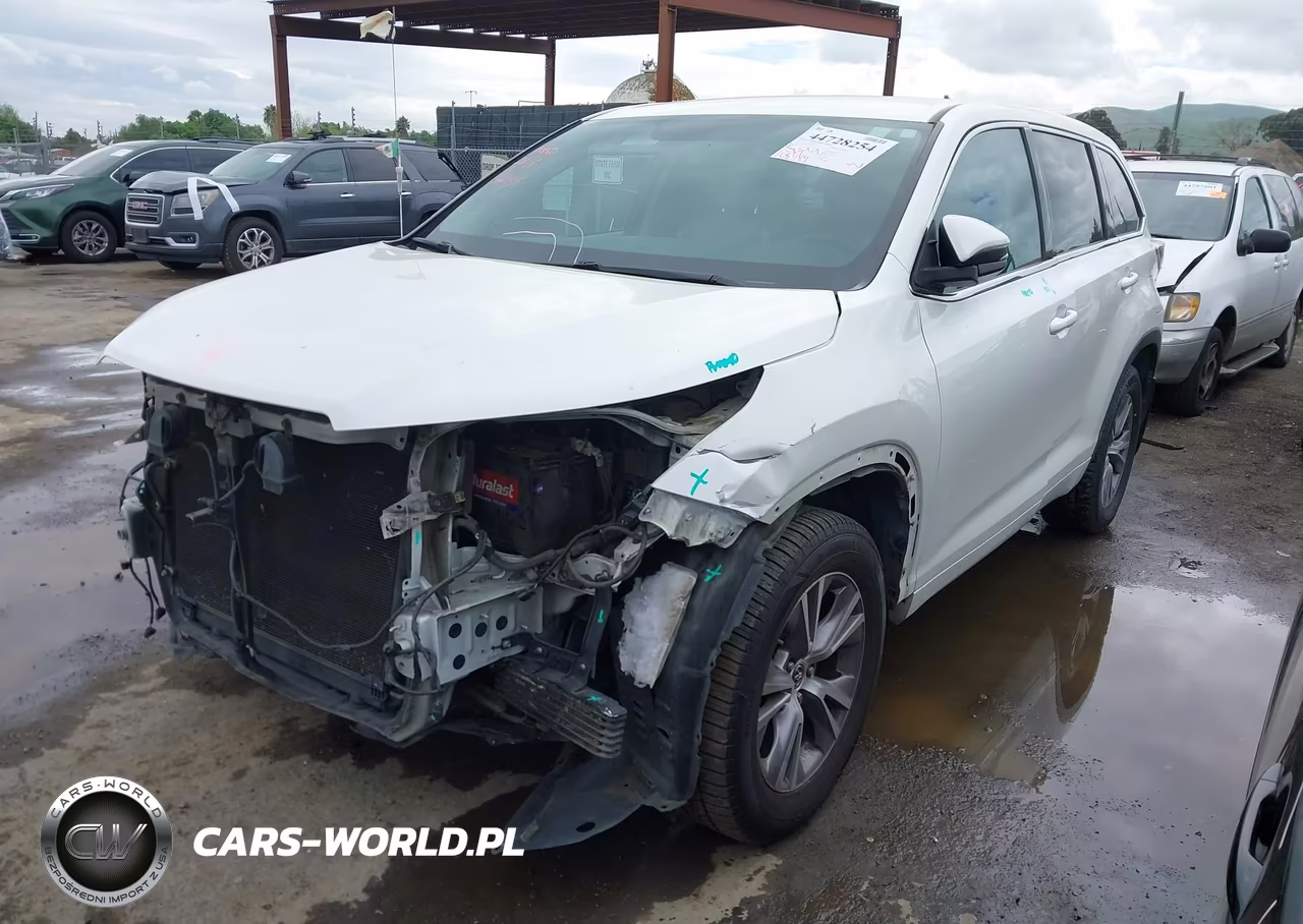 2016 Toyota Highlander Le Plus V6 VIN:5TDBKRFH1GS261942 - 2