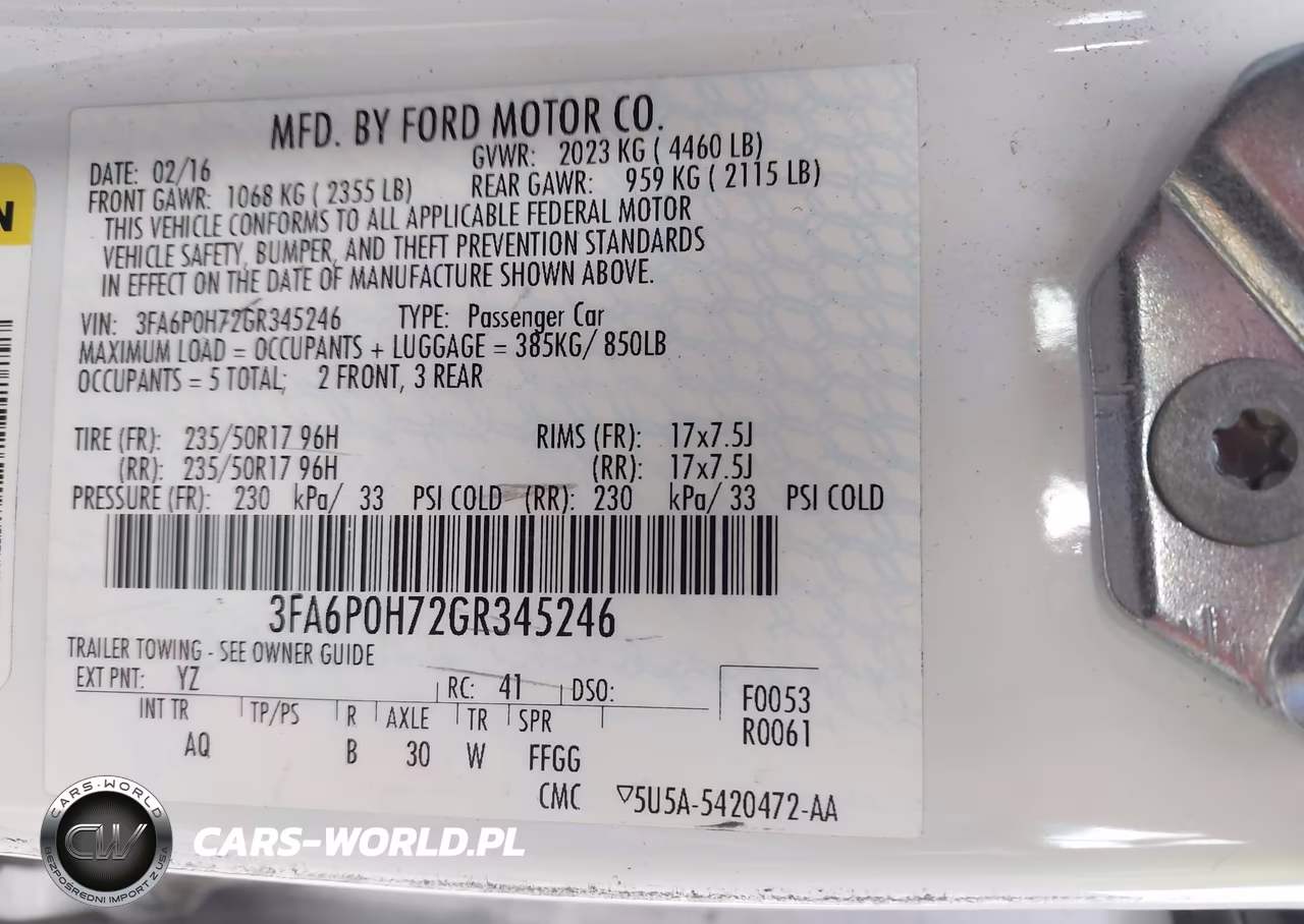 2016 Ford Fusion Se VIN:3FA6P0H72GR345246 - 9