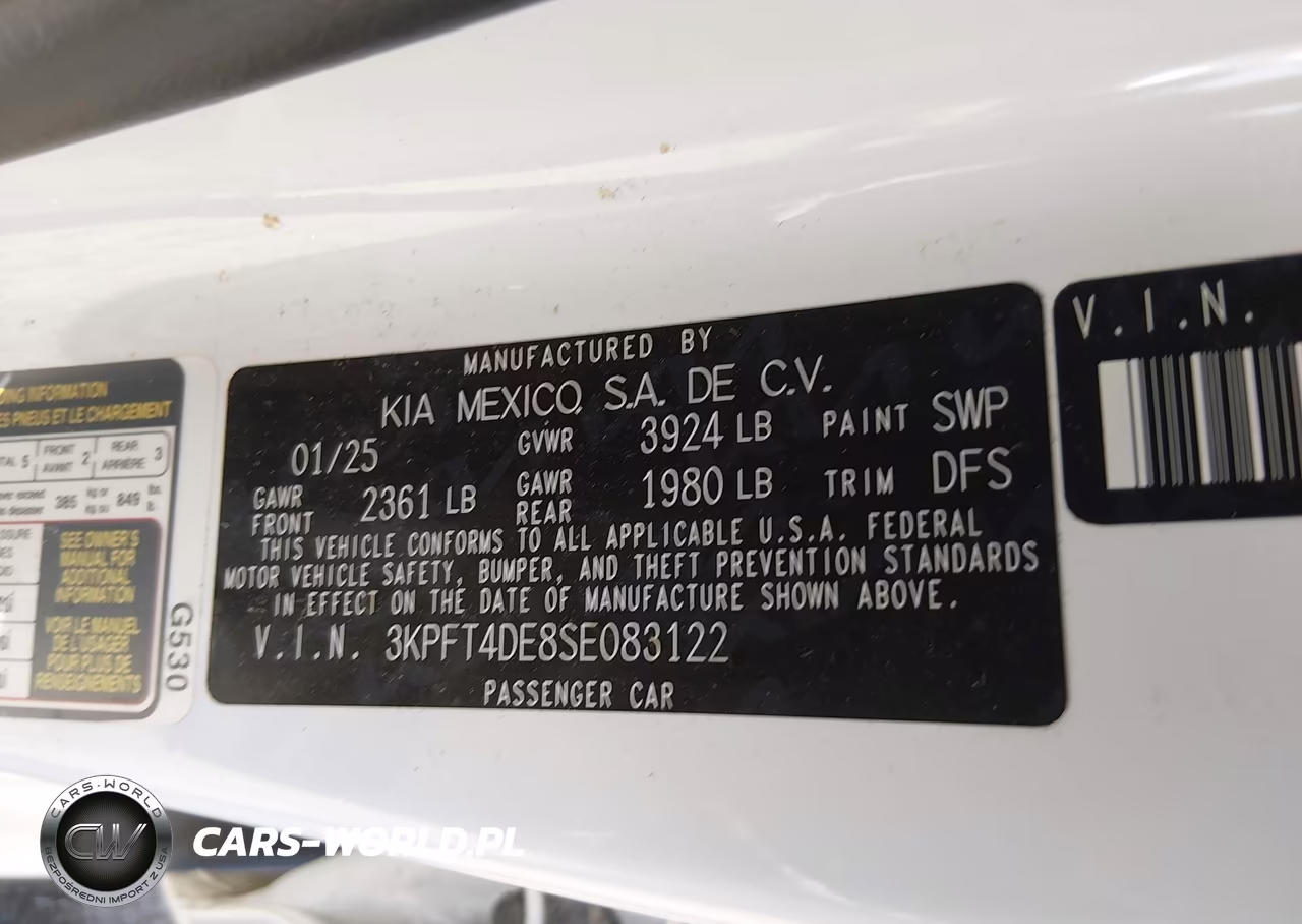 2025 Kia K4 Lx VIN:3KPFT4DE8SE083122 - 9