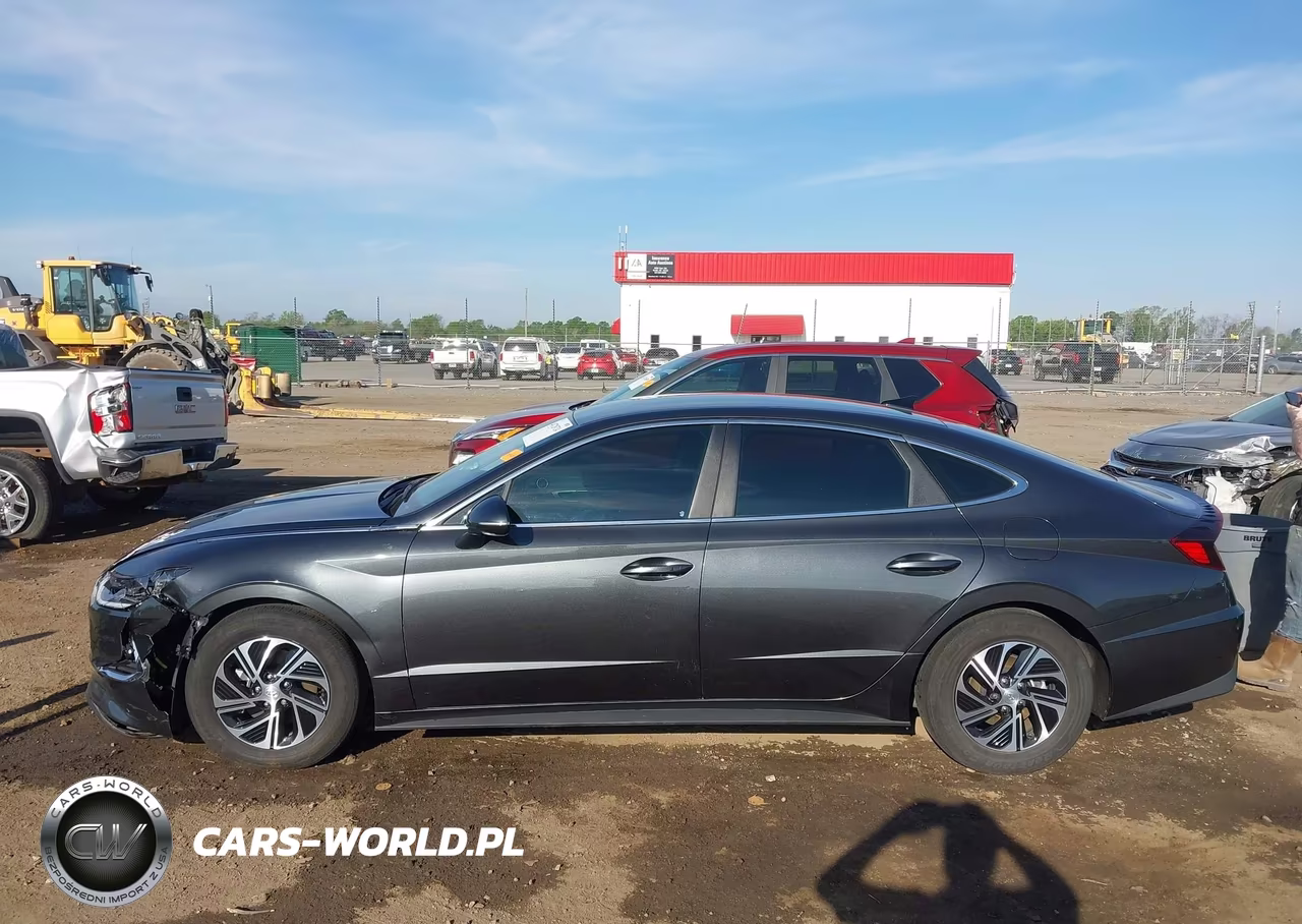 2023 Hyundai Sonata Hybrid Blue VIN:KMHL24JJ0PA080633 - 14