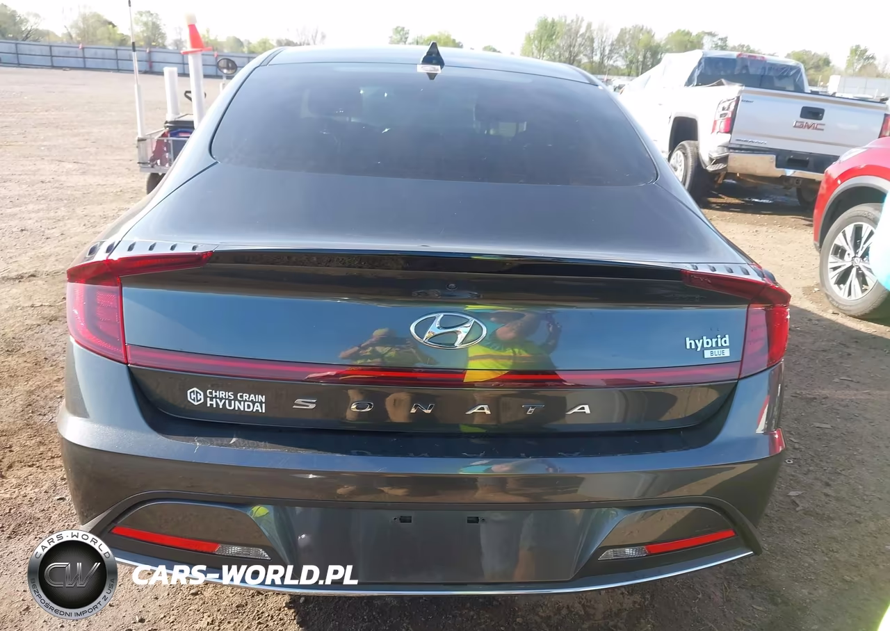 2023 Hyundai Sonata Hybrid Blue VIN:KMHL24JJ0PA080633 - 16