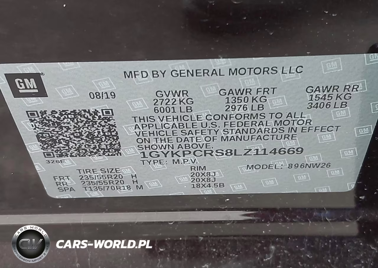 2020 Cadillac Xt6 Fwd Premium Luxury VIN:1GYKPCRS8LZ114669 - 9