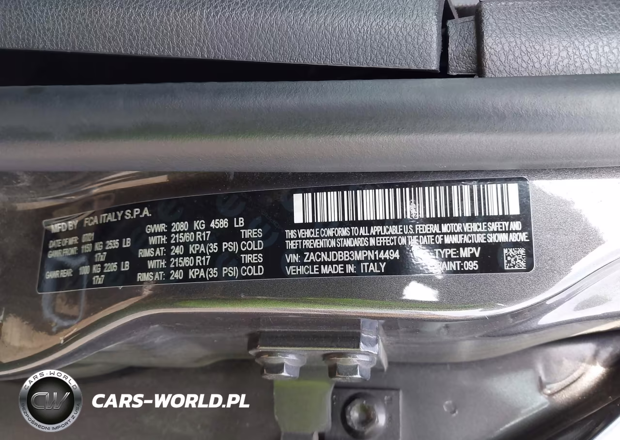 2021 Jeep Renegade Latitude 4X4 VIN:ZACNJDBB3MPN14494 - 9
