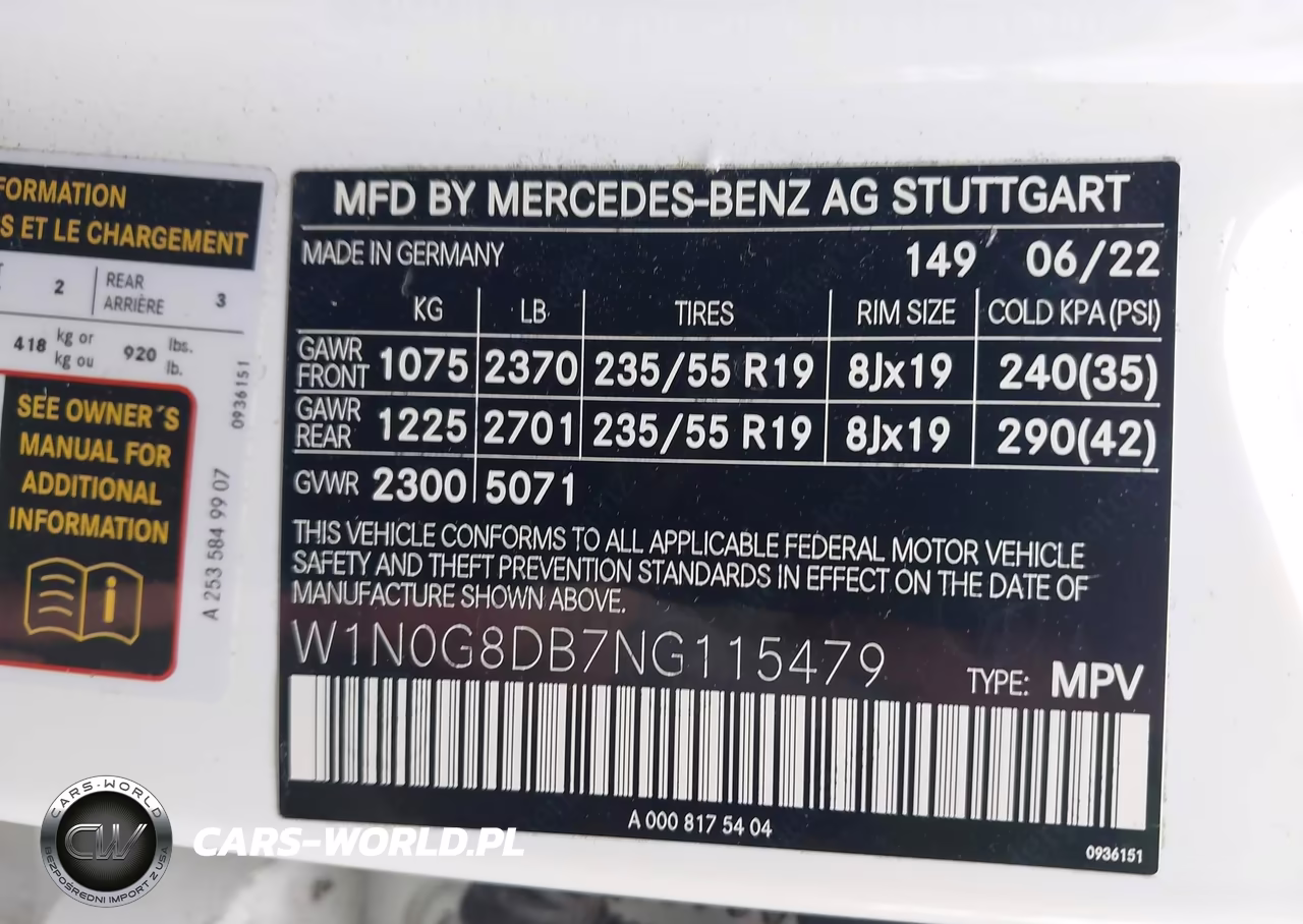 2022 Mercedes-Benz Glc 300 Suv VIN:W1N0G8DB7NG115479 - 9