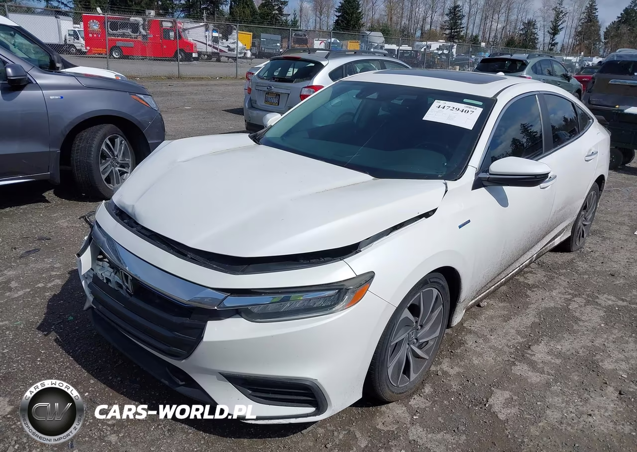 2019 Honda Insight Touring VIN:19XZE4F92KE013929 - 2