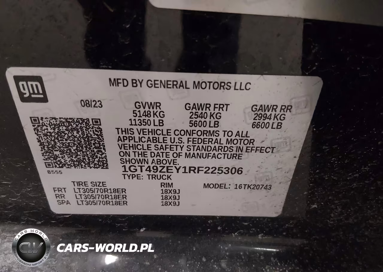 2024 GMC Sierra 2500Hd 4Wd Standard Bed At4X VIN:1GT49ZEY1RF225306 - 9