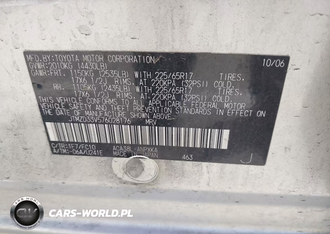 2007 Toyota Rav4 VIN:JTMZD33V576028176 - 9