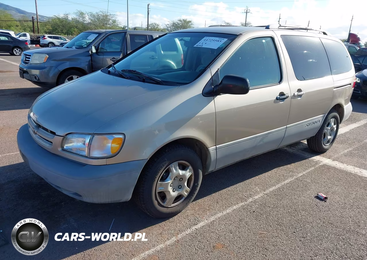 2000 Toyota Sienna Le VIN:4T3ZF13C6YU257768 - 2
