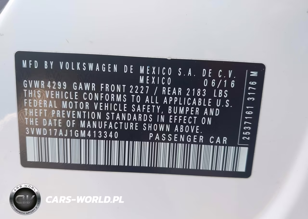 2016 Volkswagen Jetta 1.8T Sport VIN:3VWD17AJ1GM413340 - 9