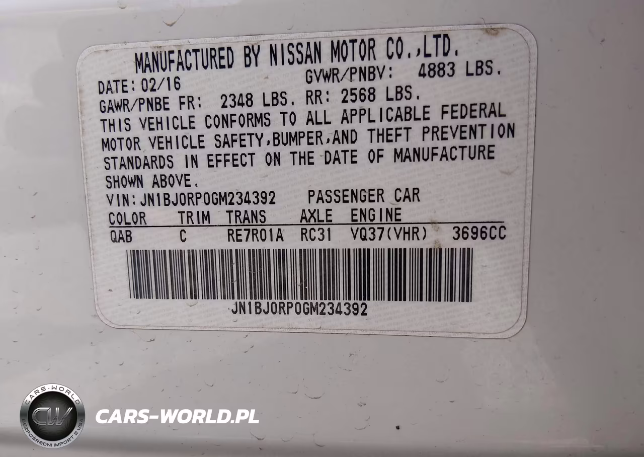 2016 Infiniti Qx50 VIN:JN1BJ0RP0GM234392 - 9