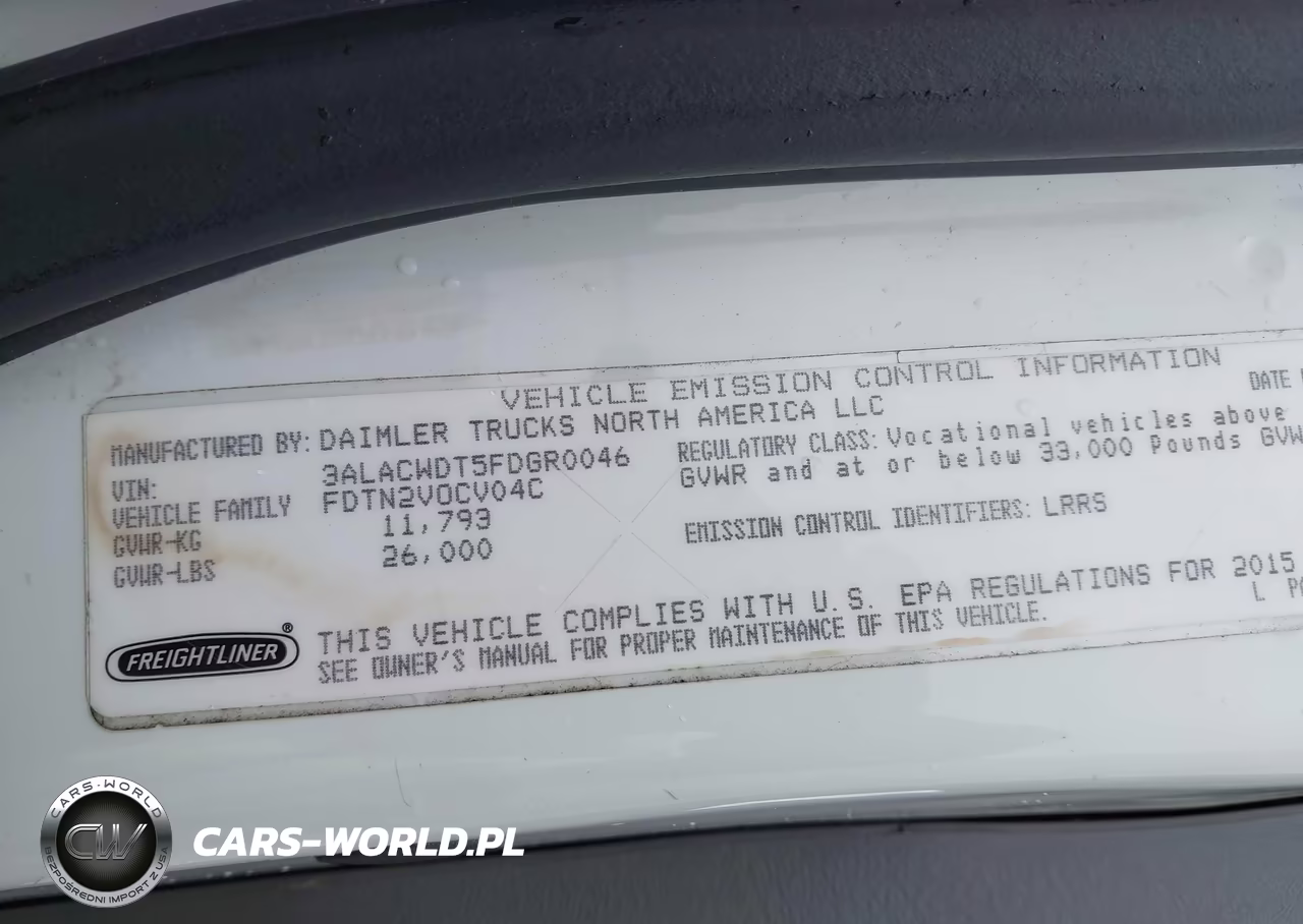 2015 Freightliner M2 106 Medium Duty VIN:3ALACWDT5FDGR0046 - 8