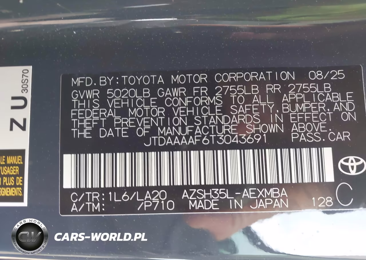 2026 Toyota Crown Xle VIN:JTDAAAAF6T3043691 - 9