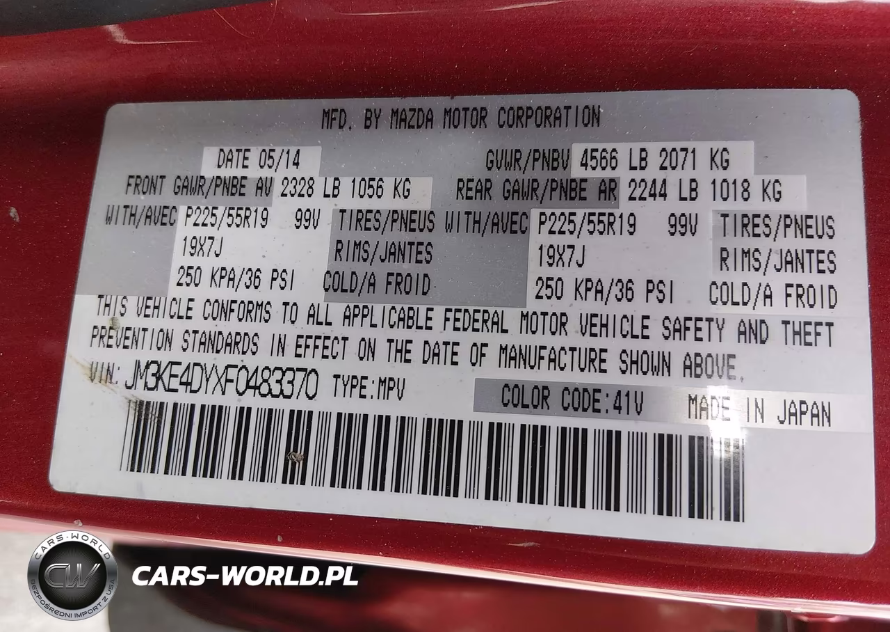 2015 Mazda Cx-5 Grand Touring VIN:JM3KE4DYXF0483370 - 9