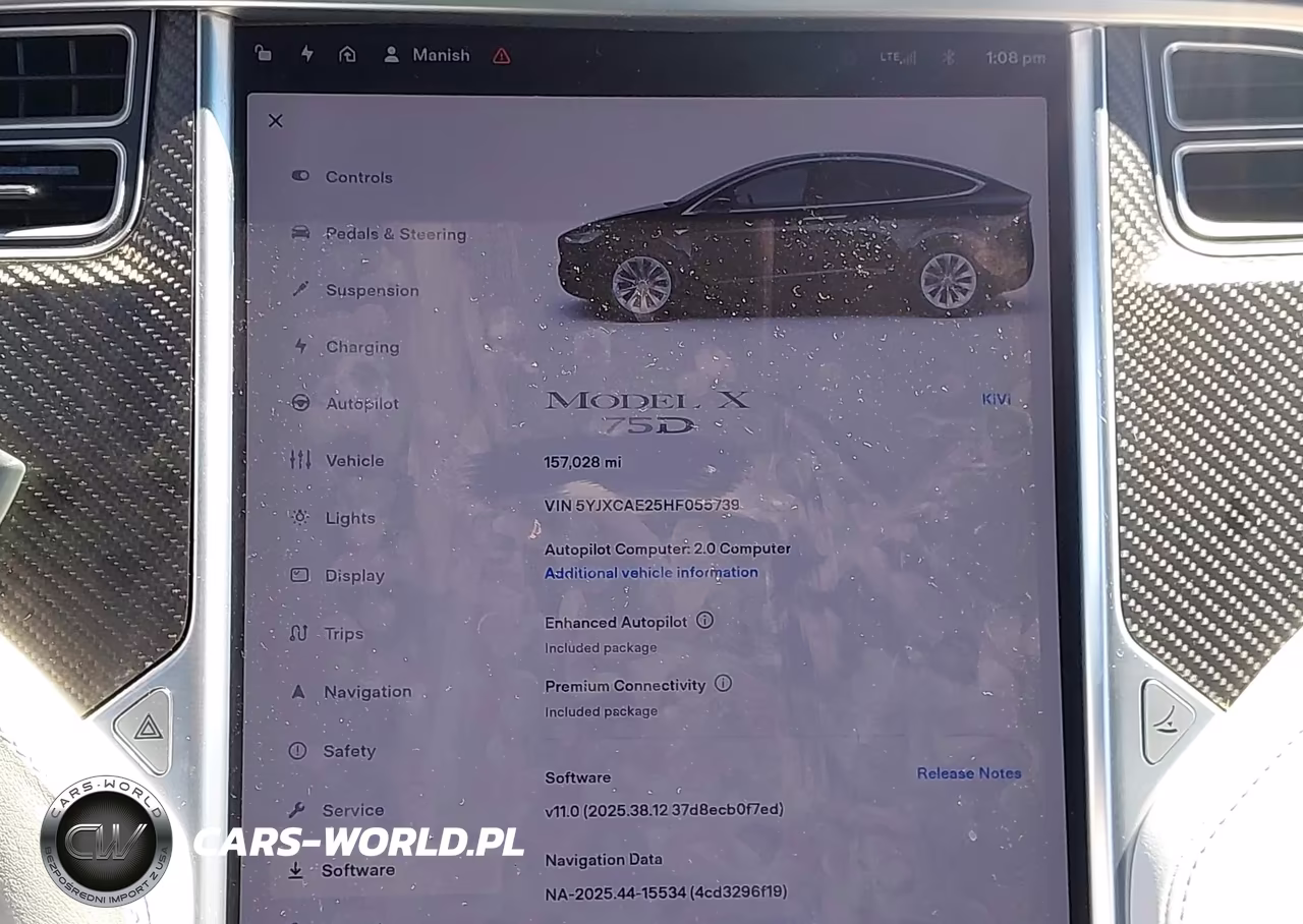 2017 Tesla Model X 100D-75D-90D VIN:5YJXCAE25HF055739 - 7