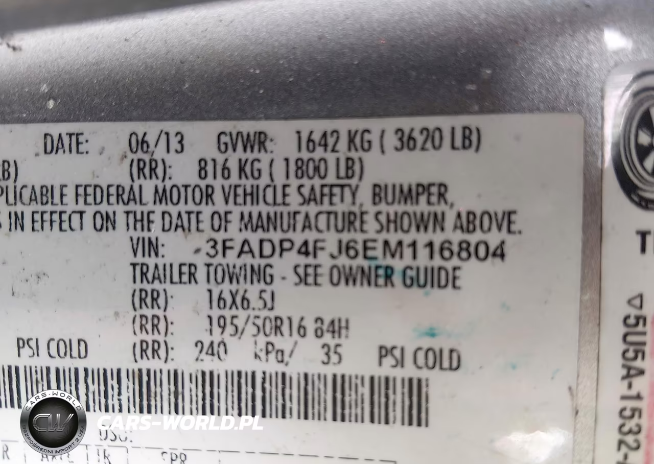 2014 Ford Fiesta Titanium VIN:3FADP4FJ6EM116804 - 9