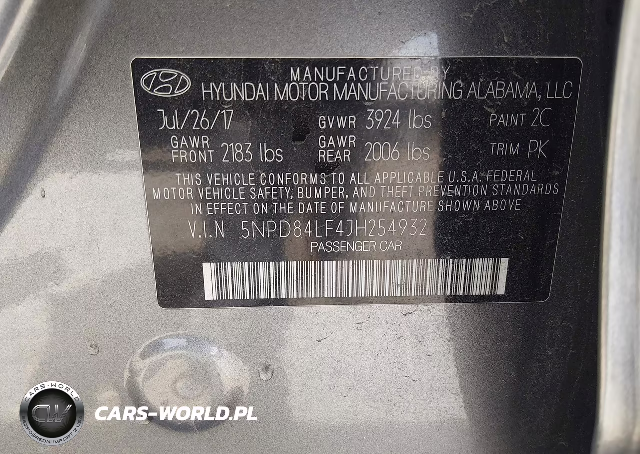 2018 Hyundai Elantra Sel VIN:5NPD84LF4JH254932 - 9