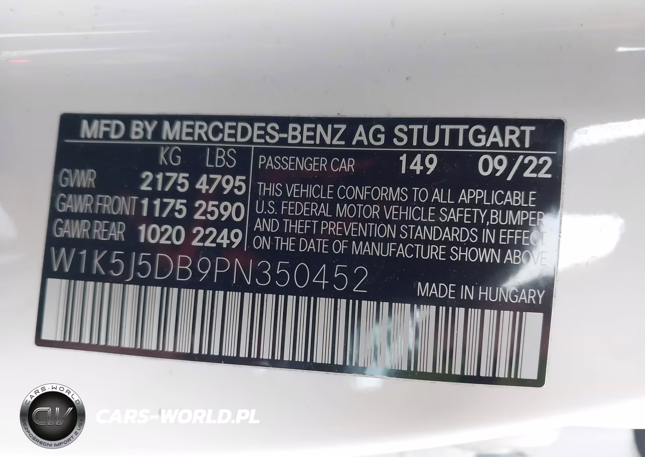 2023 Mercedes-Benz Amg Cla 45 4Matic VIN:W1K5J5DB9PN350452 - 9