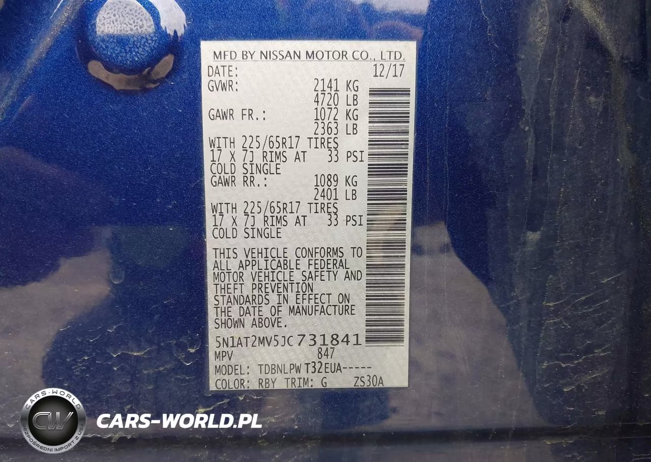 2018 Nissan Rogue S VIN:5N1AT2MV5JC731841 - 9