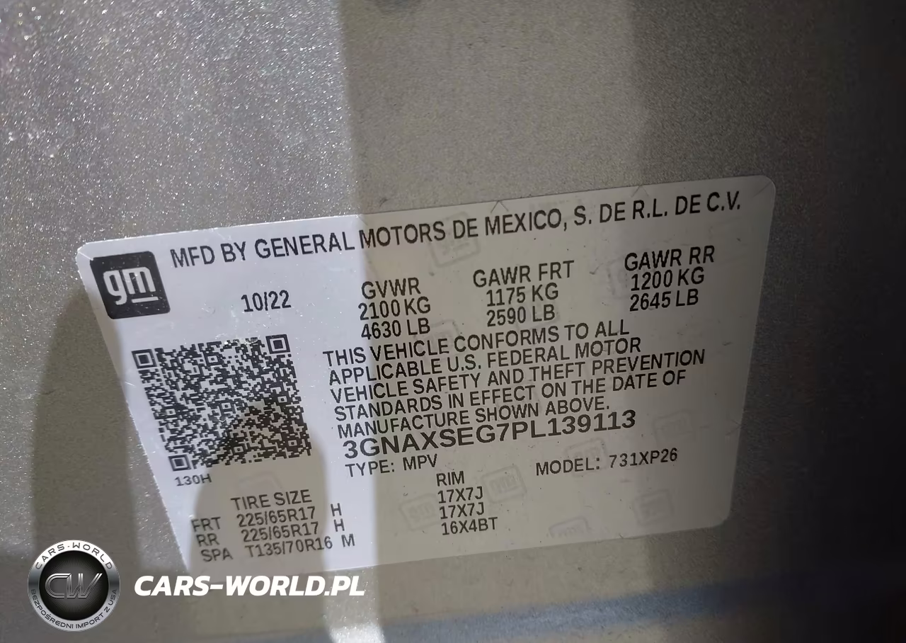 2023 Chevrolet Equinox Awd Ls VIN:3GNAXSEG7PL139113 - 9