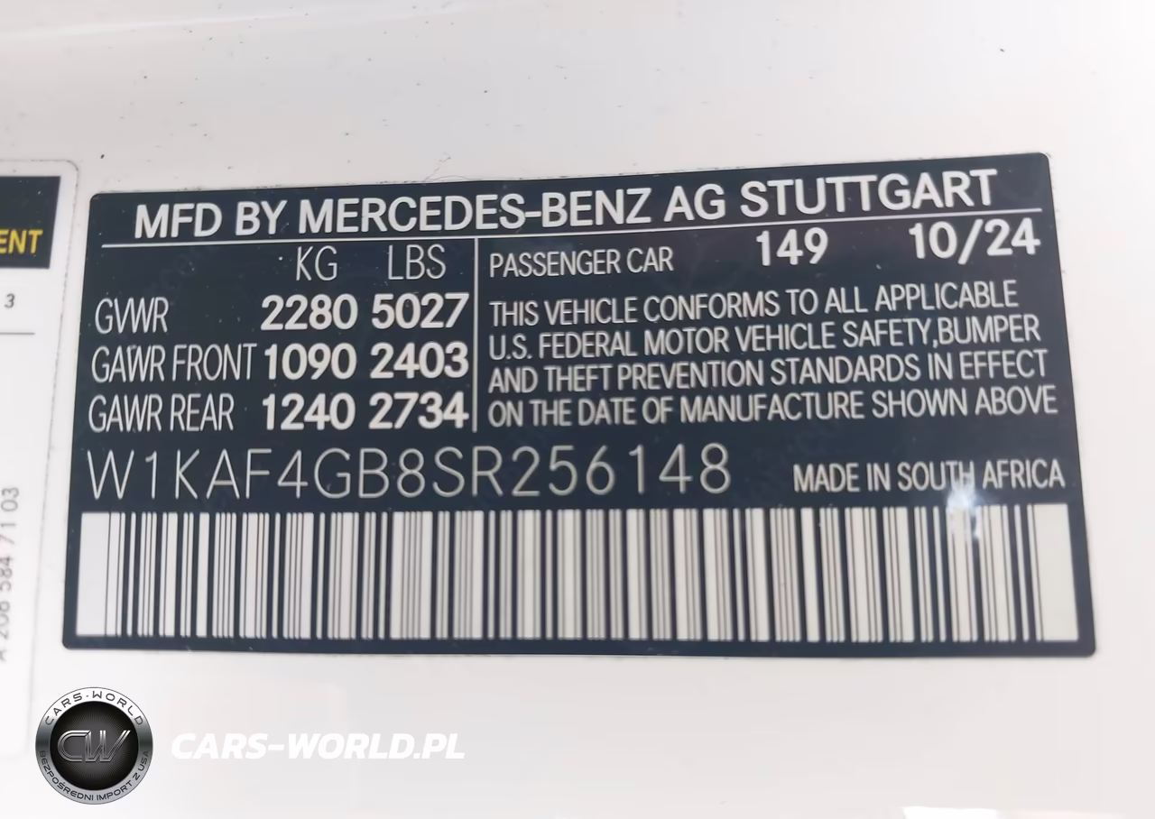 2025 Mercedes-Benz C 300 VIN:W1KAF4GB8SR256148 - 9