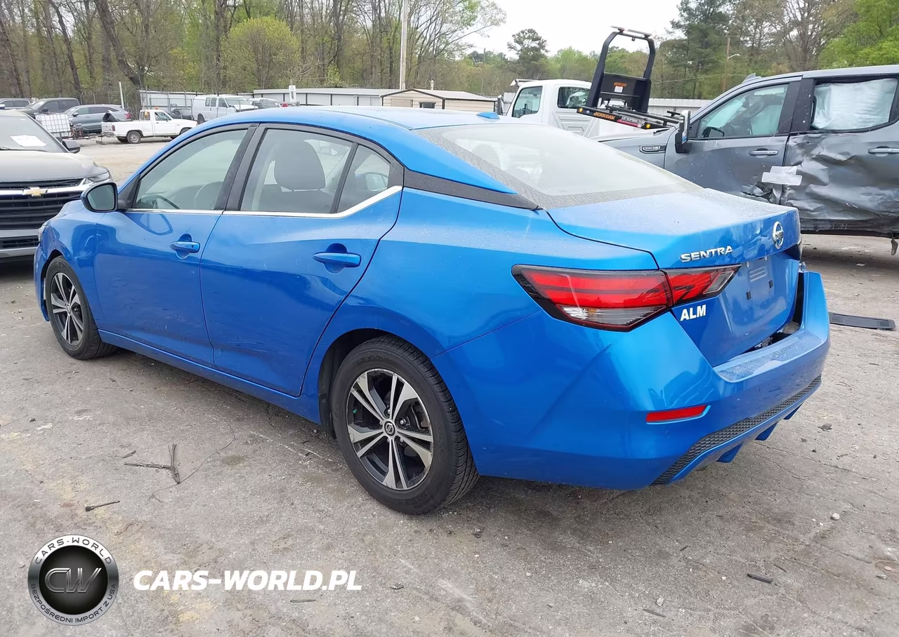 2021 Nissan Sentra Sv Xtronic Cvt VIN:3N1AB8CV9MY238335 - 3
