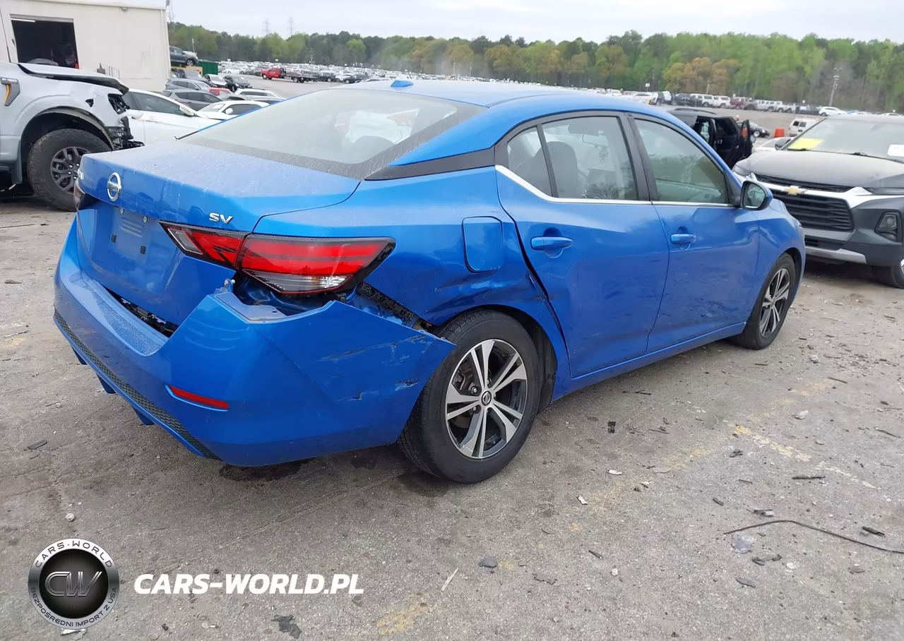 2021 Nissan Sentra Sv Xtronic Cvt VIN:3N1AB8CV9MY238335 - 4