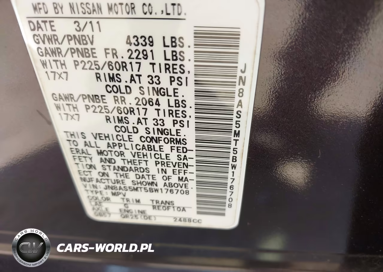 2011 Nissan Rogue Sv VIN:JN8AS5MT5BW176708 - 9