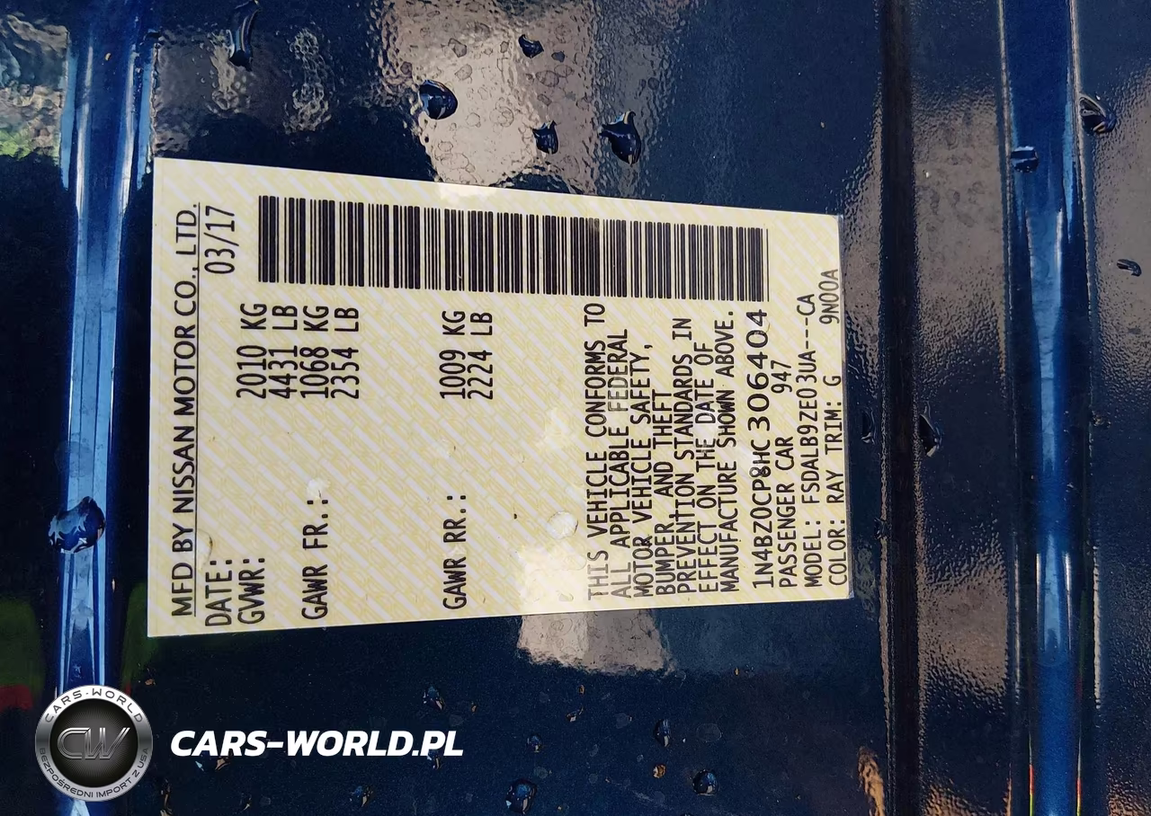2017 Nissan Leaf S VIN:1N4BZ0CP8HC306404 - 9
