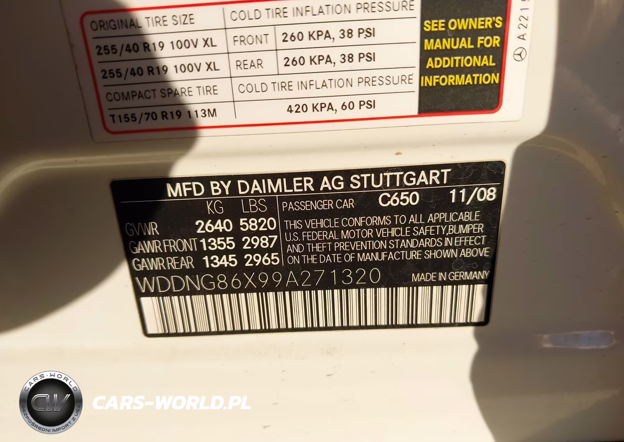 2009 Mercedes-Benz S 550 4Matic VIN:WDDNG86X99A271320 - 9