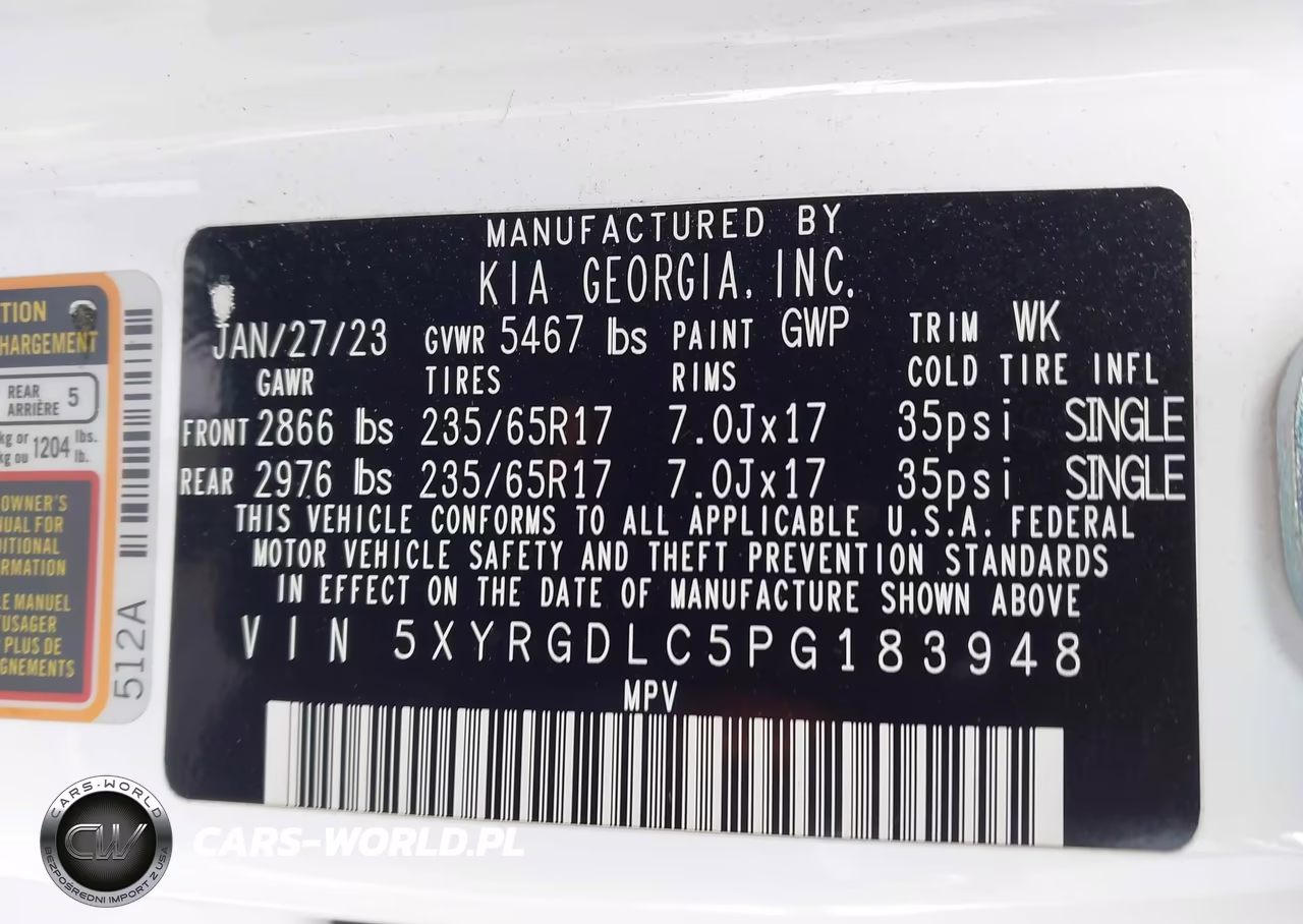 2023 Kia Sorento Lx VIN:5XYRGDLC5PG183948 - 9