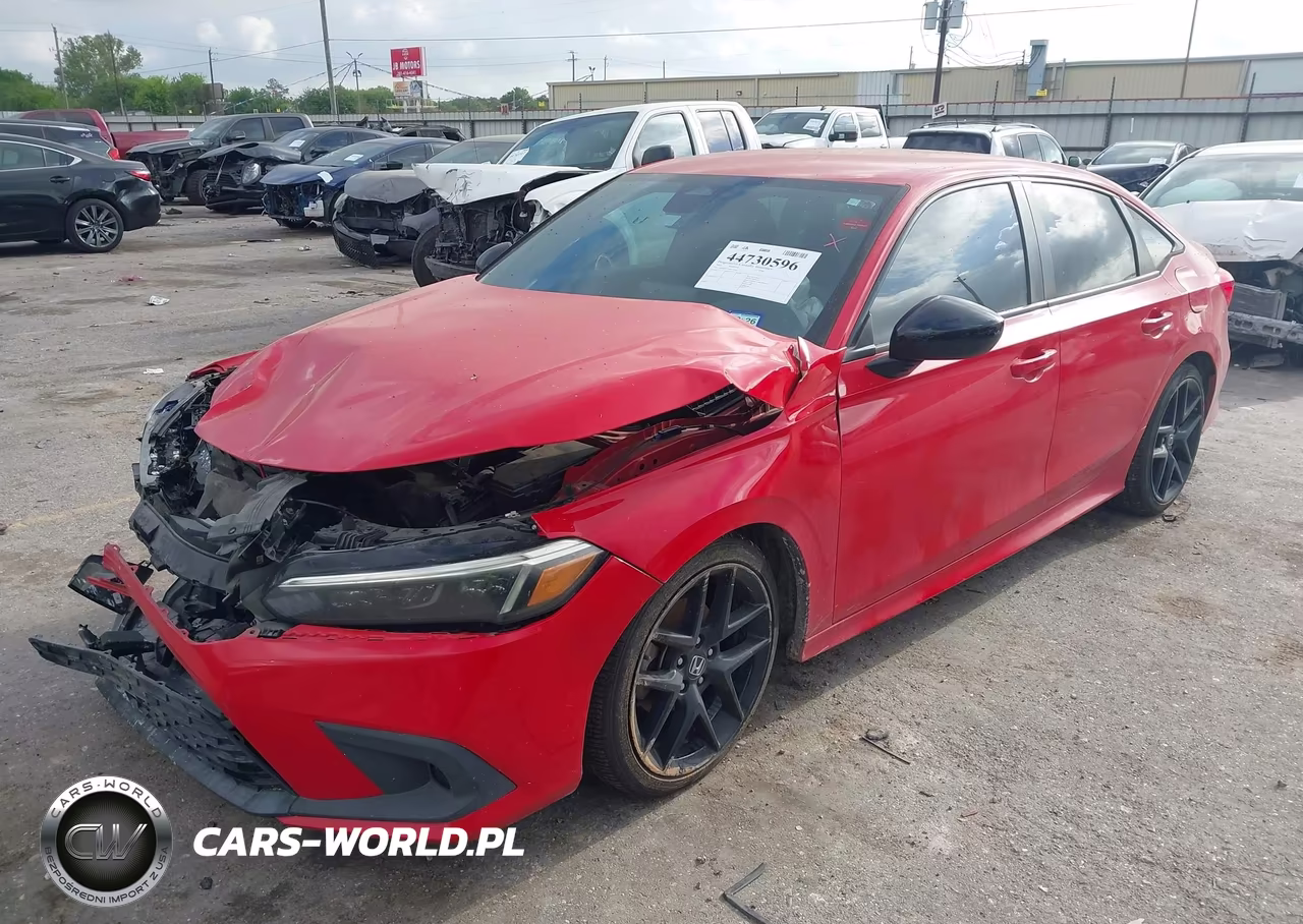 2022 Honda Civic Sport VIN:2HGFE2F56NH558949 - 2