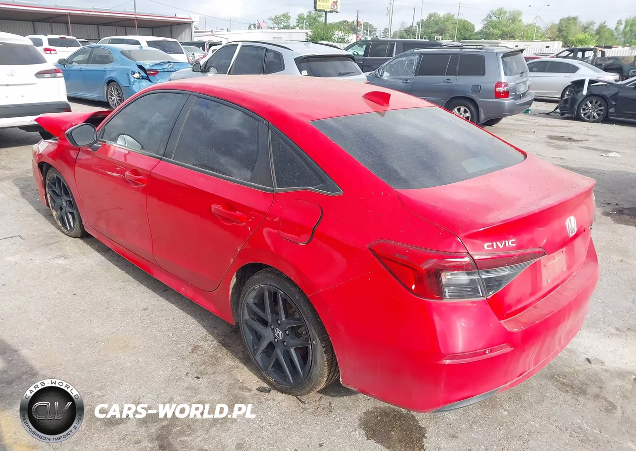 2022 Honda Civic Sport VIN:2HGFE2F56NH558949 - 3