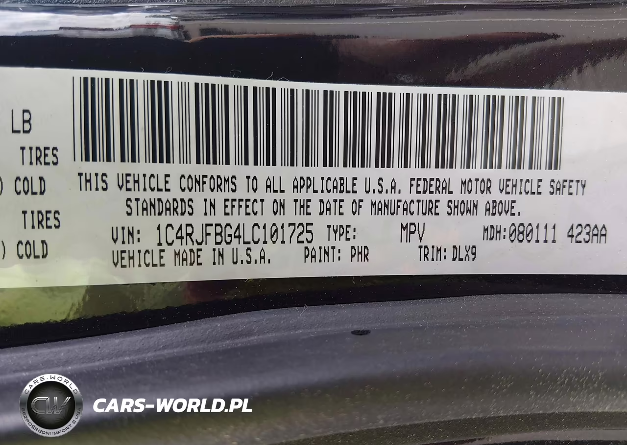 2020 Jeep Grand Cherokee Limited 4X4 VIN:1C4RJFBG4LC101725 - 9