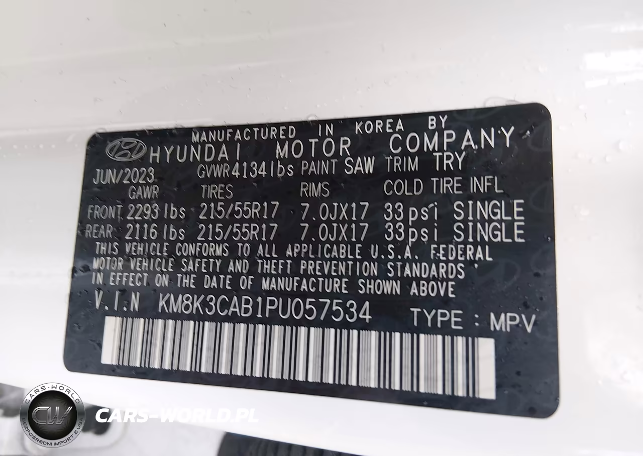 2023 Hyundai Kona Sel VIN:KM8K3CAB1PU057534 - 9