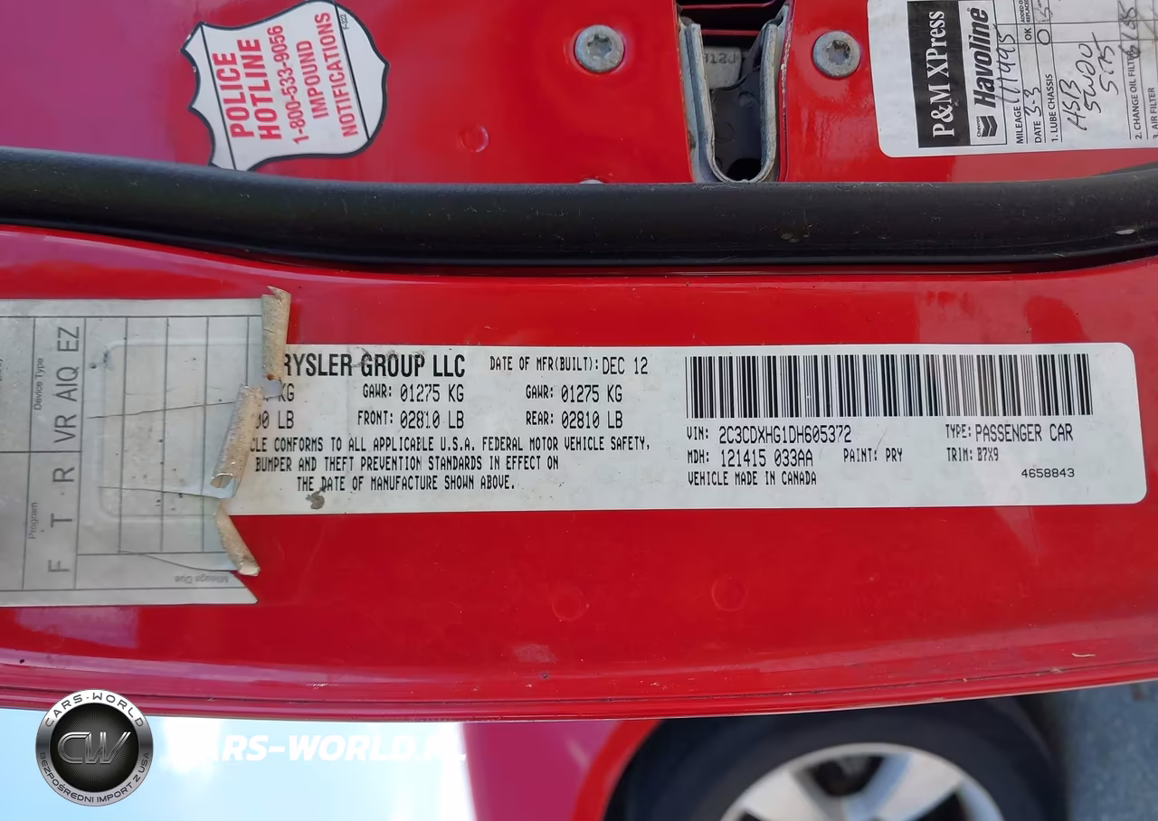 2013 Dodge Charger Sxt VIN:2C3CDXHG1DH605372 - 9