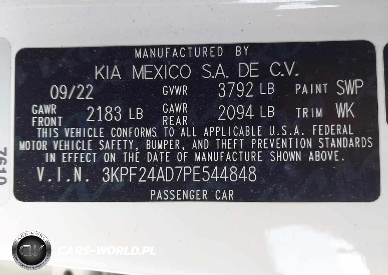 2023 Kia Forte Lxs VIN:3KPF24AD7PE544848 - 9