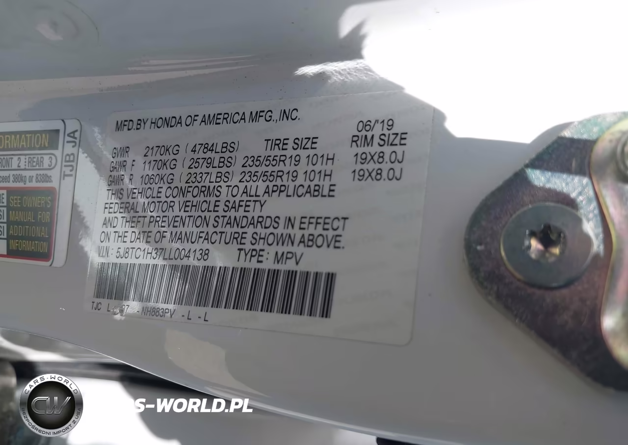 2020 Acura Rdx Standard VIN:5J8TC1H37LL004138 - 9