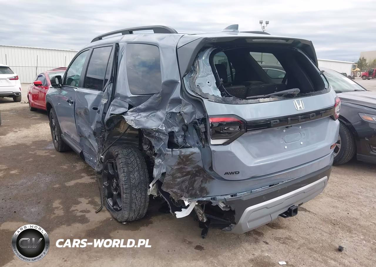 2025 Honda Pilot Trailsport VIN:5FNYG1H63SB190507 - 3