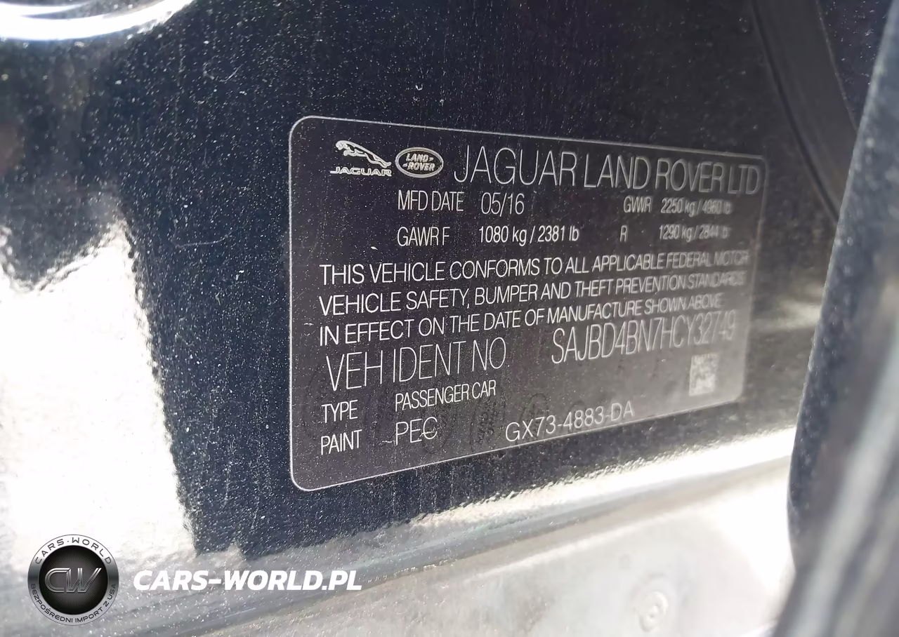 2017 Jaguar Xf 20D Premium VIN:SAJBD4BN7HCY32749 - 9