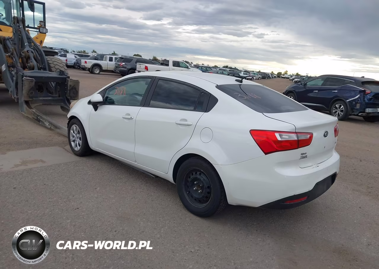 2013 Kia Rio Lx VIN:KNADM4A33D6231934 - 3