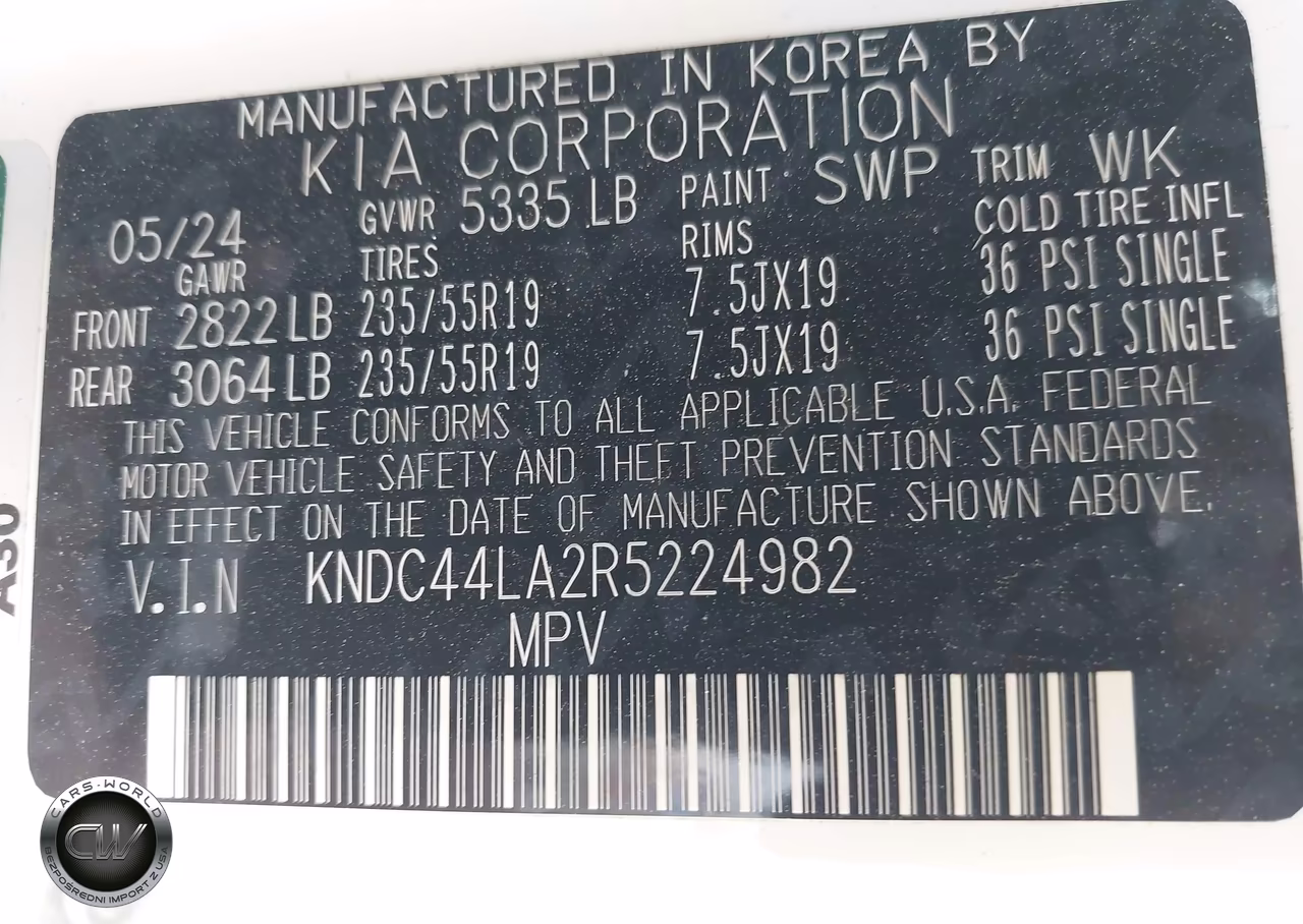 2024 Kia Ev6 Gt-Line VIN:KNDC44LA2R5224982 - 9