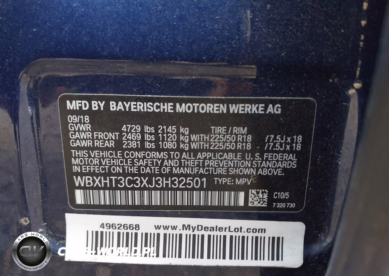 2018 BMW X1 xDrive28I VIN:WBXHT3C3XJ3H32501 - 9