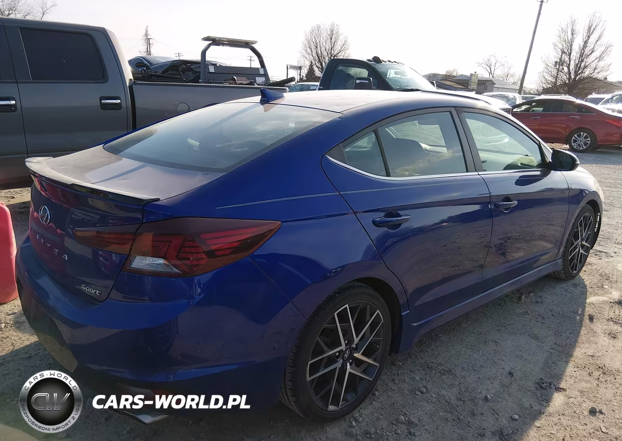 2020 Hyundai Elantra Sport VIN:KMHD04LB6LU992918 - 4