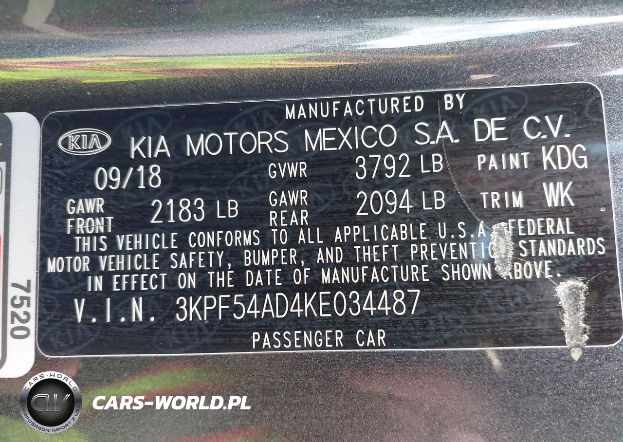 2019 Kia Forte Ex VIN:3KPF54AD4KE034487 - 9