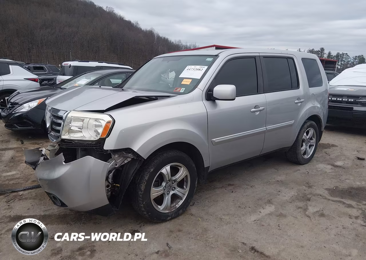 2015 Honda Pilot Ex-L VIN:5FNYF4H54FB072984 - 2