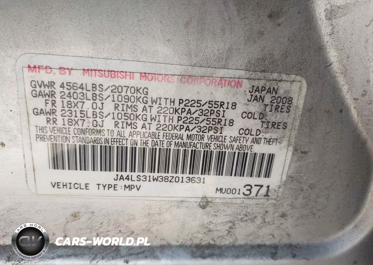 2008 Mitsubishi Outlander Se VIN:JA4LS31W38Z013631 - 9