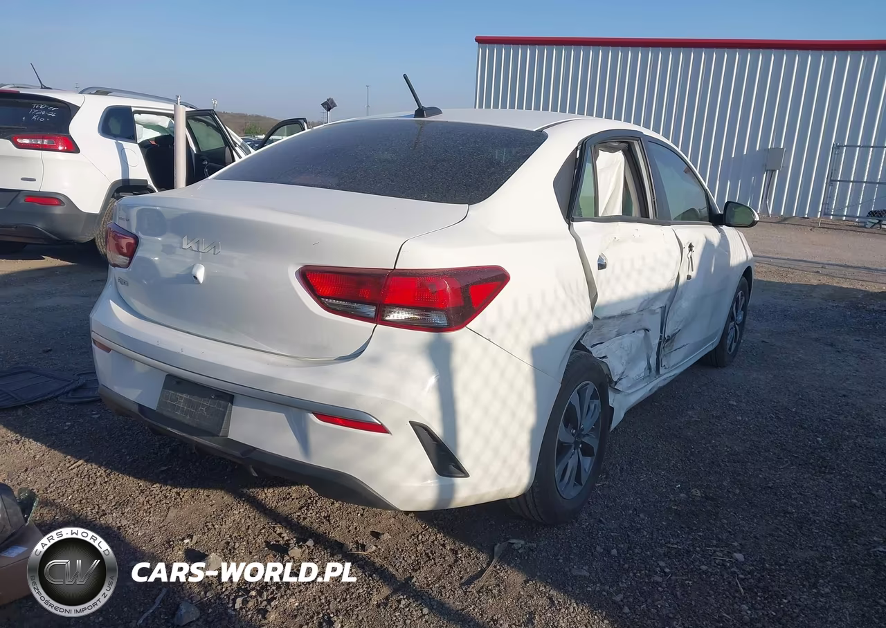 2022 Kia Rio S VIN:3KPA24ADXNE432469 - 4