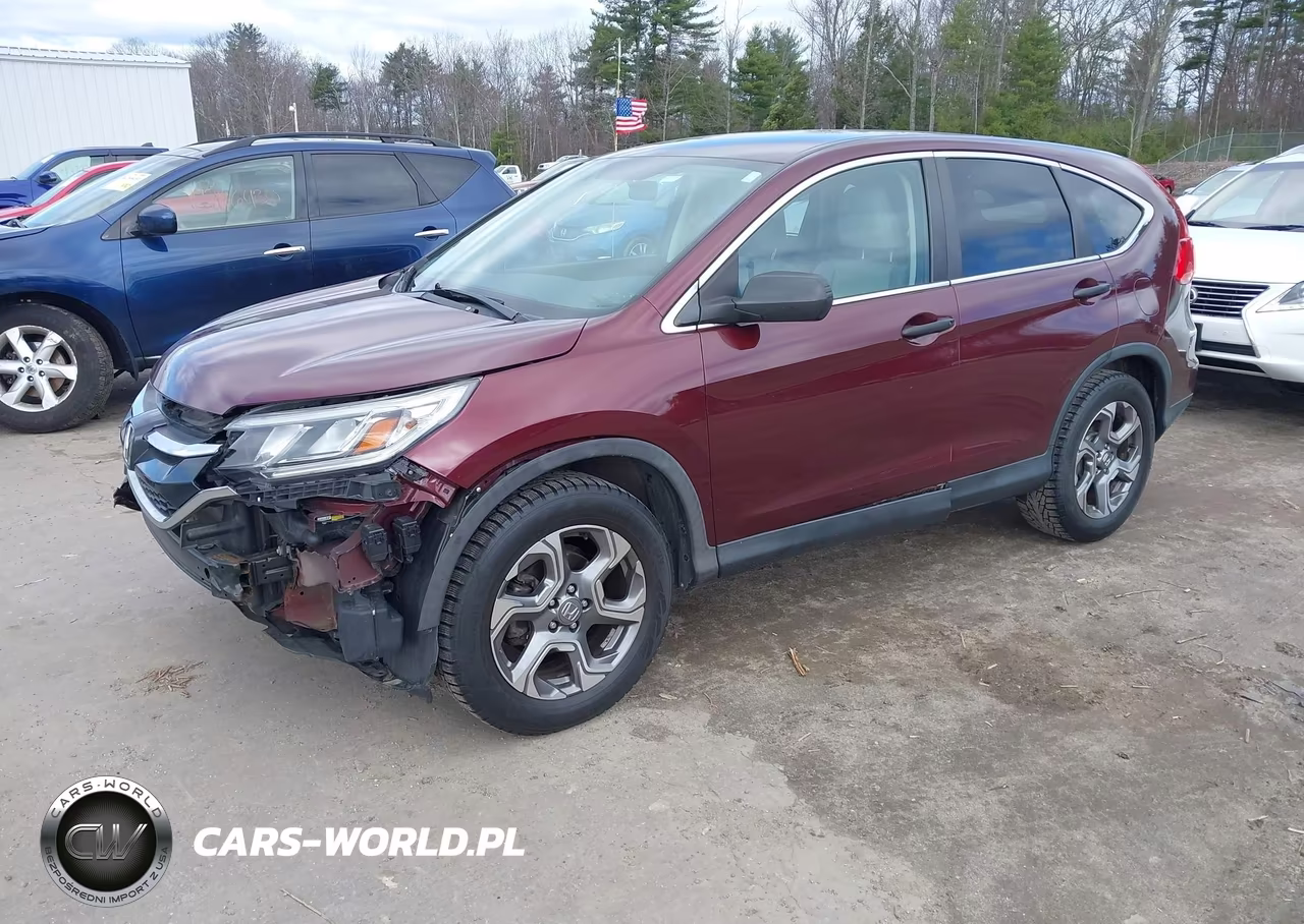 2016 Honda Cr-V Se VIN:5J6RM4H48GL027346 - 2